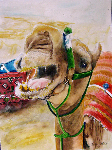 Camel Cry Painting by Bobby Walters