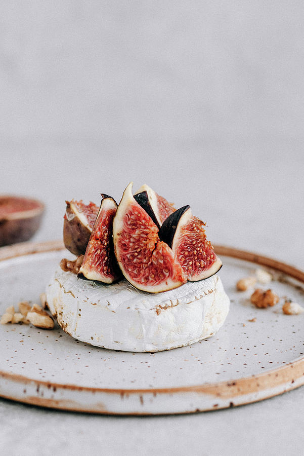 Camembert With Figs Photograph by Kasia Wala