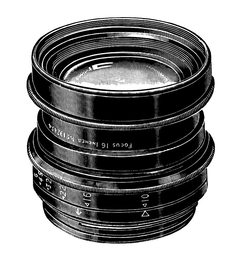 Camera Lens Drawing by CSA Images Fine Art America