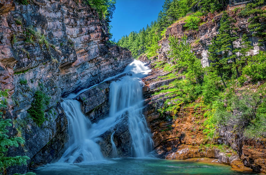 Cameron Falls, Waterton National Park by Roderick Bley Cameron Falls, Waterton National Park by Roderick Bley