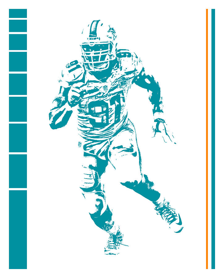 Miami Dolphins Poster by Joe Hamilton - Fine Art America