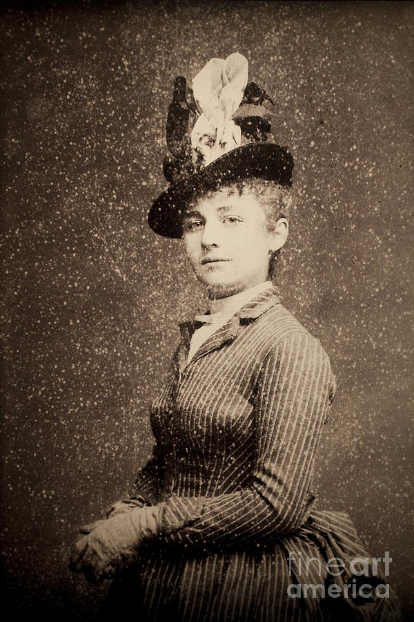 Camille Claudel Photographic Portrait Around 1886 Photograph by Etienne Carjat