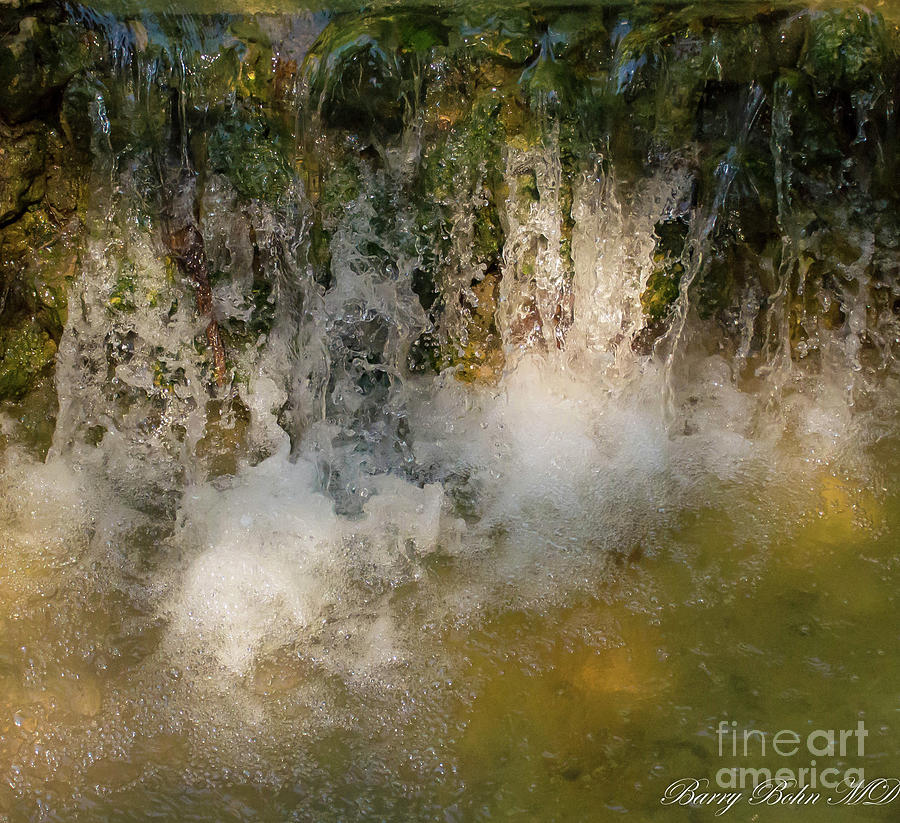 Camino waterfall Photograph by Barry Bohn