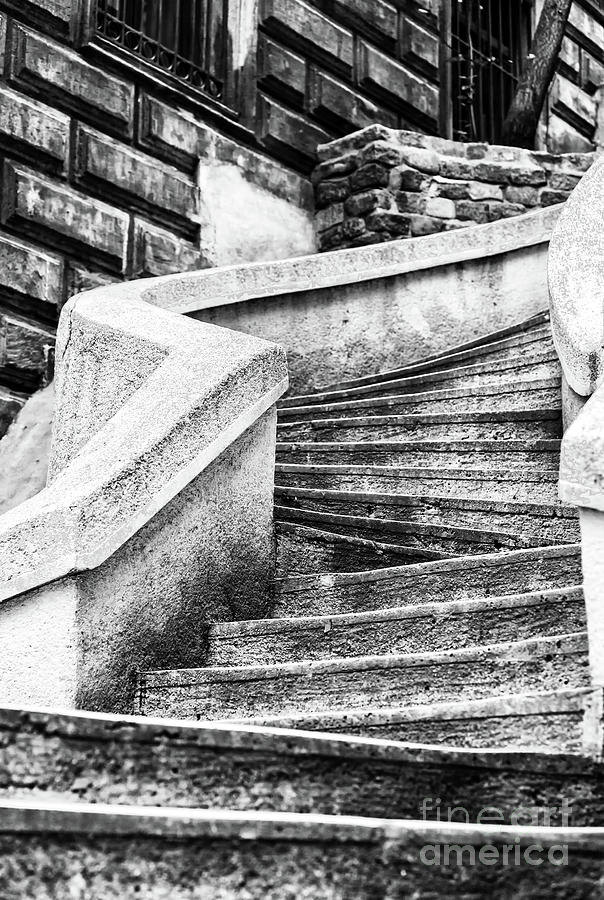 Camondo Stairs Curves in Istanbul Photograph by John Rizzuto