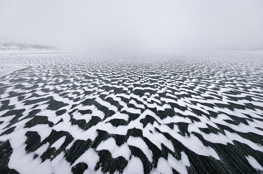 Abstract Photograph - Camouflage Lake by Riccardo Lucidi
