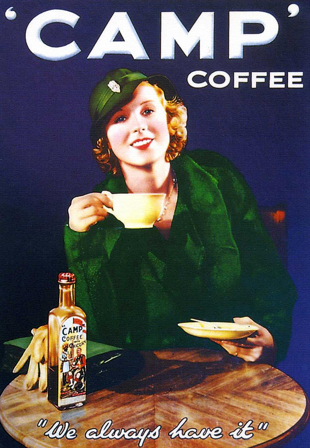Camp Coffee Advertisement Painting by Camp Coffee
