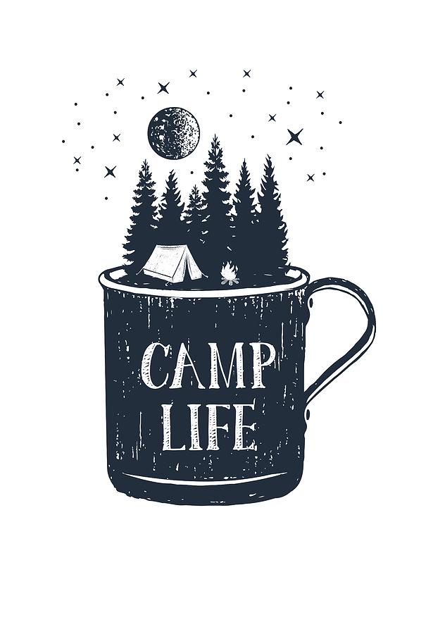 Camp Life Digital Art by Heather Applegate