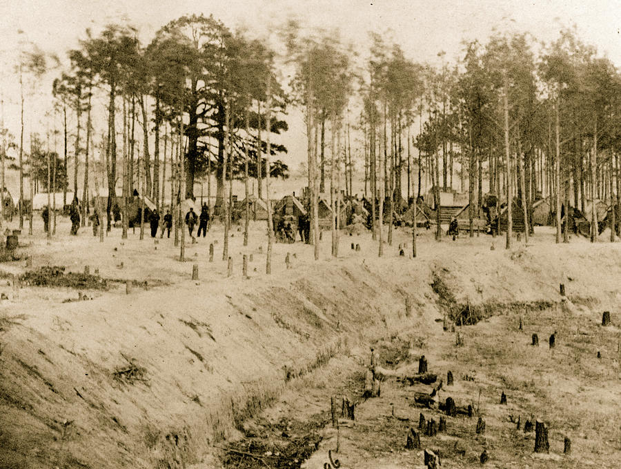 Camp Of 27th U.S. Colored Infantry Painting By Unknown - Pixels