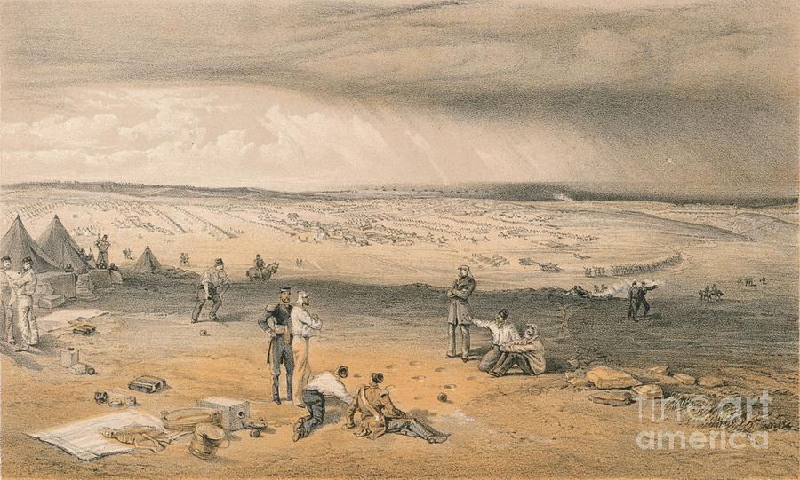Camp Of The 3rd Division Drawing by Print Collector
