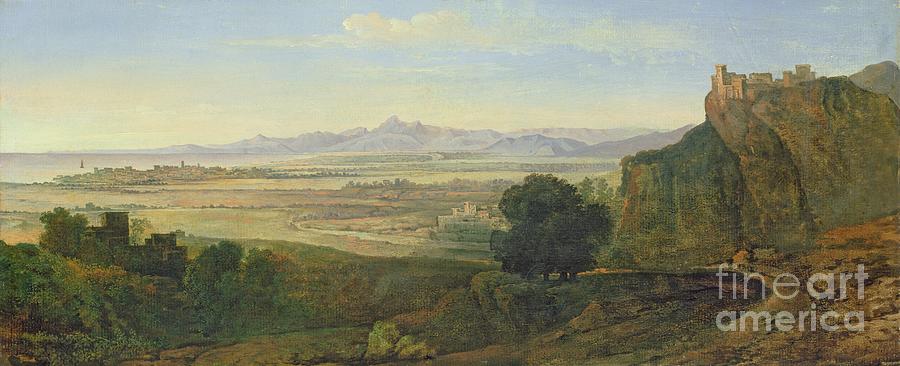Campagna Landscape Painting by Joseph Anton Koch