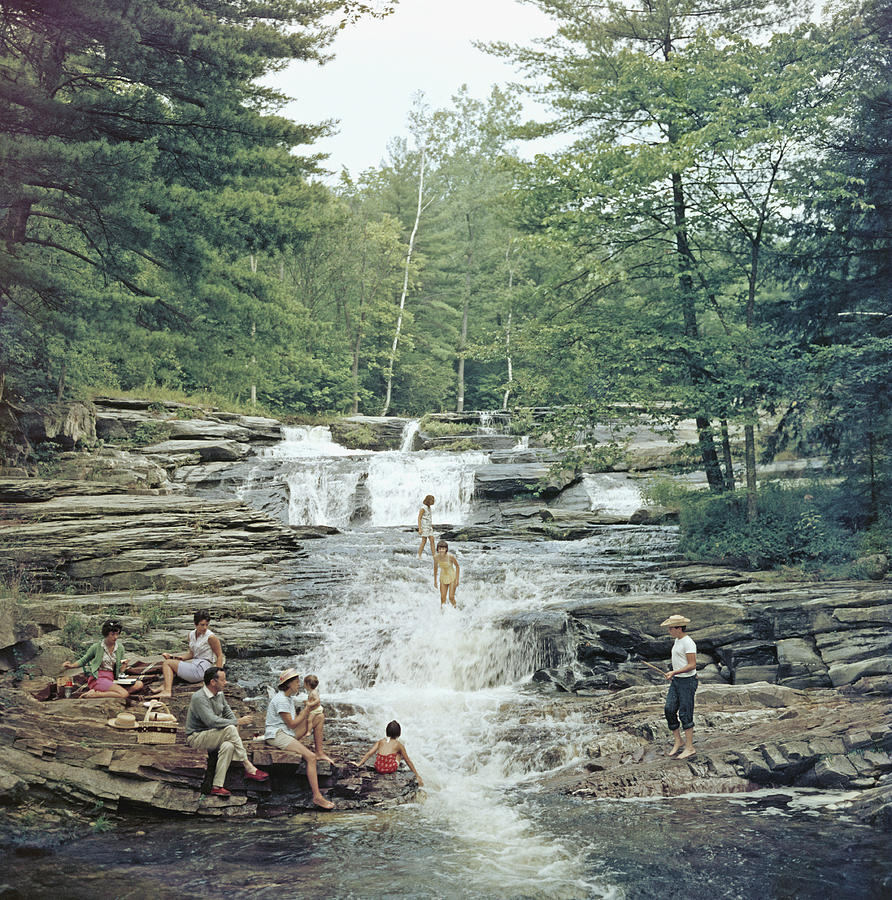 Campbell Falls Photograph by Slim Aarons