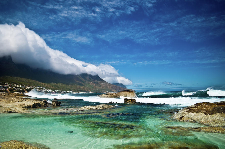 Camps Bay Beach Cape Town Photograph by Ferrantraite