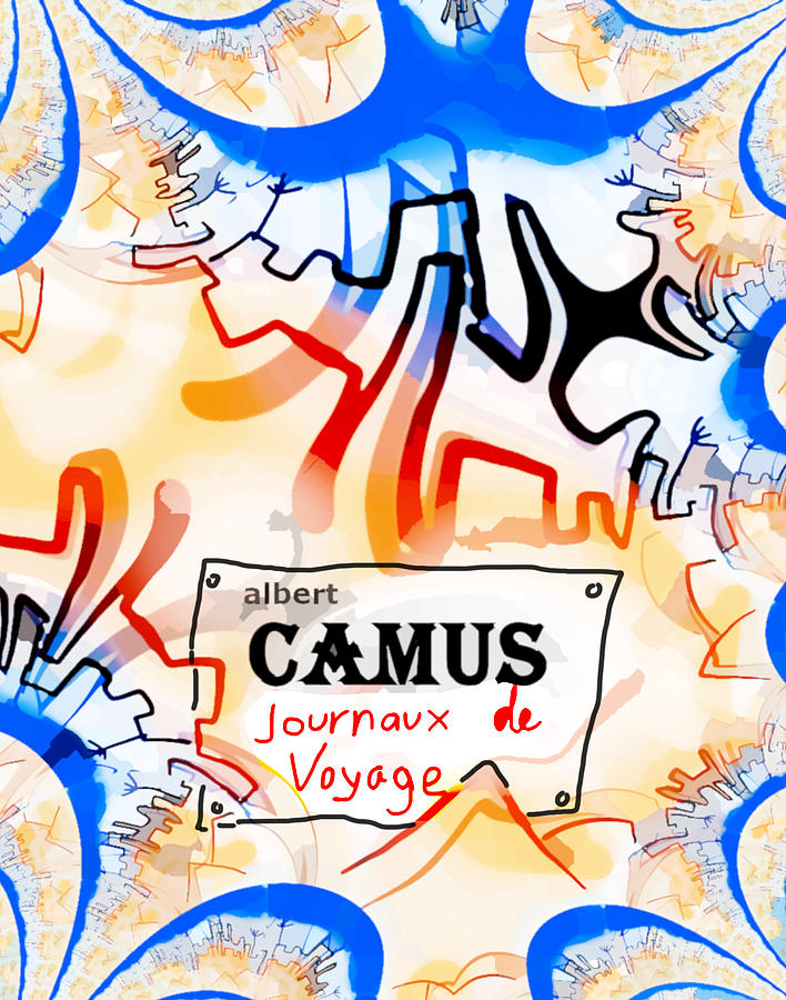 Camus Journaux Poster Drawing