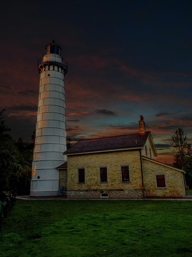 Cana Island Lighthouse 074B Photograph by James C Richardson