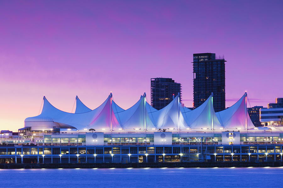 Canada Place From Coal Harbour Photograph by Walter Bibikow