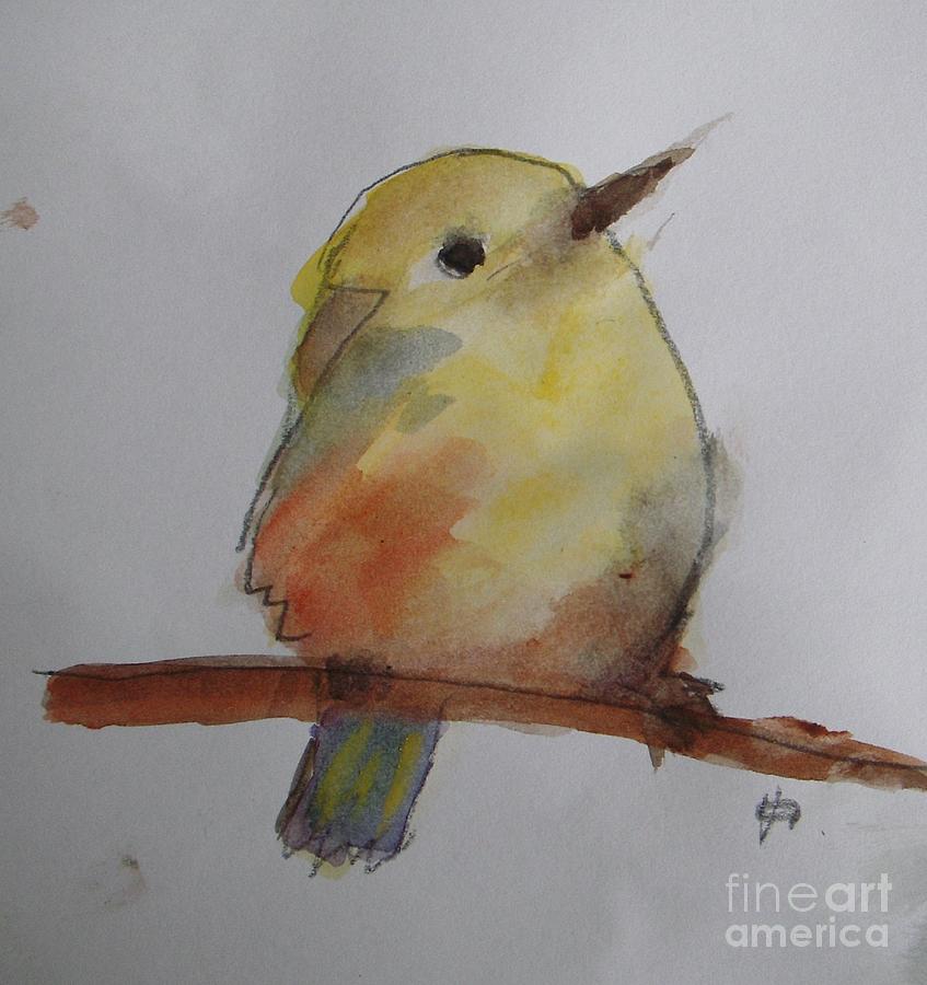 Canada Warbler Painting by Vesna Antic