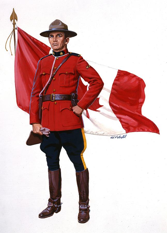 Canadian Mountie Photograph by Ed Vebell