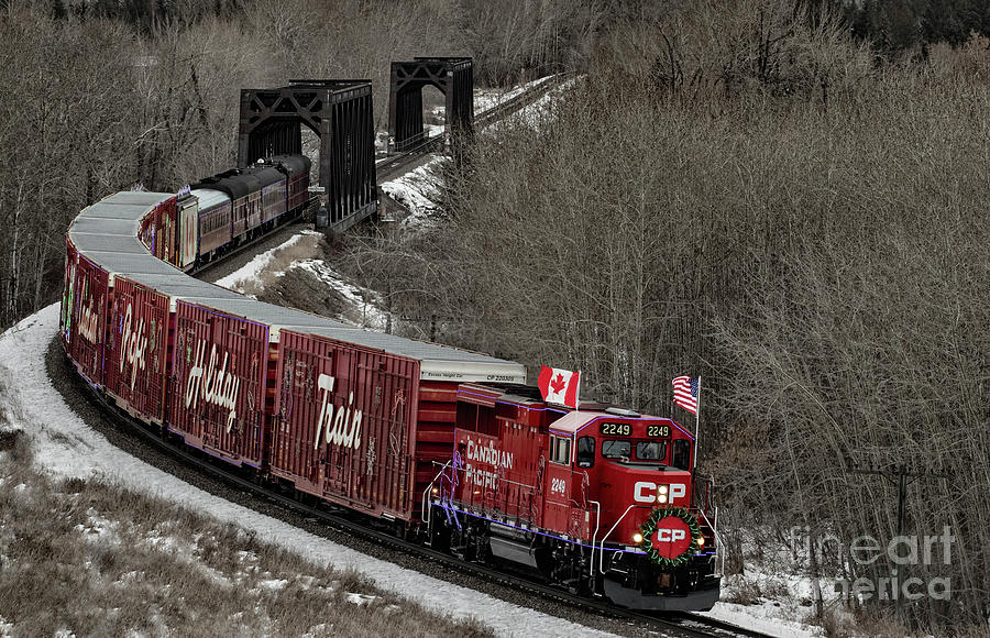 Canadian Pacific Holiday Train 2018 II by Brad Allen Fine Art Canadian Pacific Holiday Train 2018 II by Brad Allen Fine Art