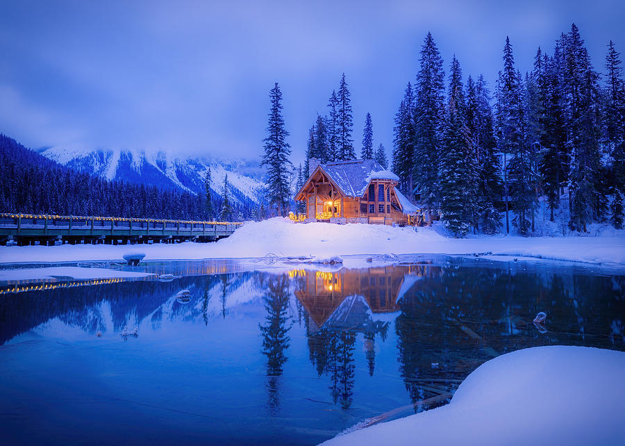 Canadian Rockies, Emerald Lake-88170 Photograph by Raimondo Restelli ...