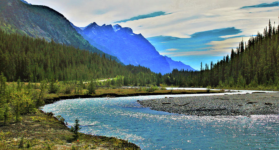 Canadian Rockies in Jasper National Park Alberta Canada  Photograph by Ola Allen