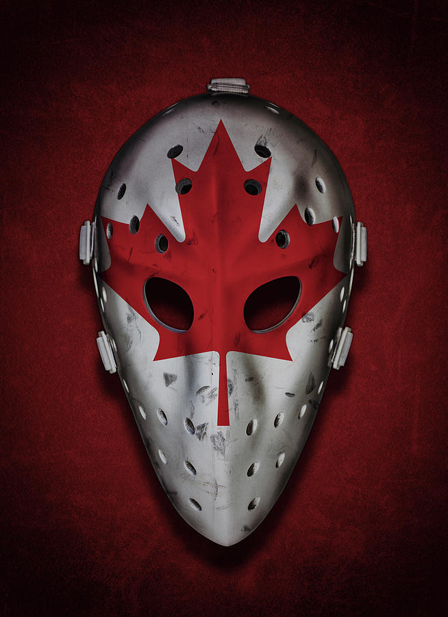 Canadian Vintage Goalie Mask Photograph by Benoitb