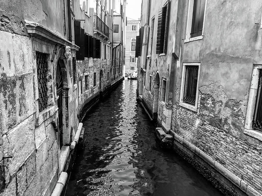 Canal Black and White Photograph by Sierra Vance | Pixels