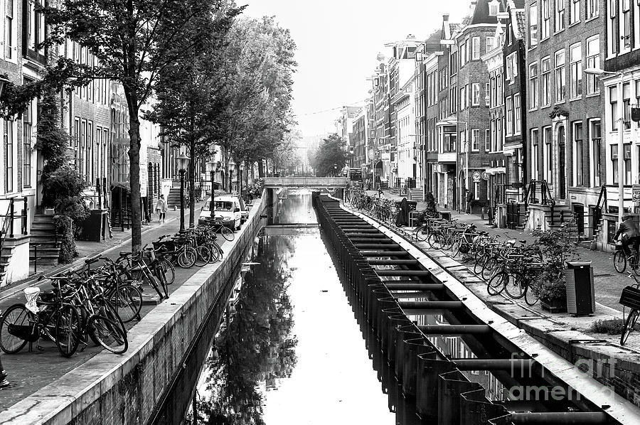 Canal Construction Amsterdam Photograph by John Rizzuto