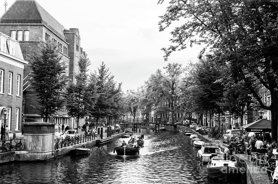 Canal Cruising in Amsterdam Photograph by John Rizzuto