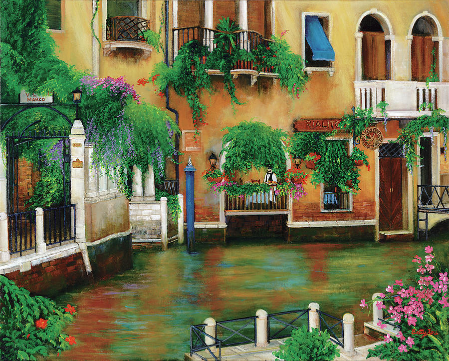 Canal Painting - Canal Da Marco by Betty Lou
