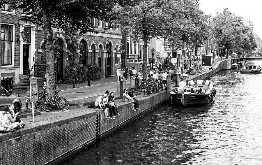 Canal Daze in Amsterdam Photograph by John Rizzuto