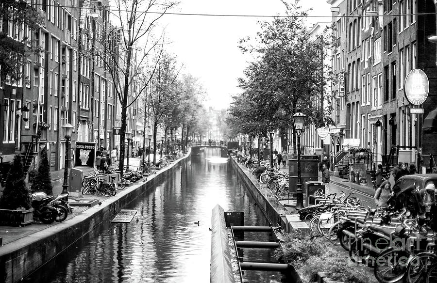 Canal Depth in Amsterdam Photograph by John Rizzuto