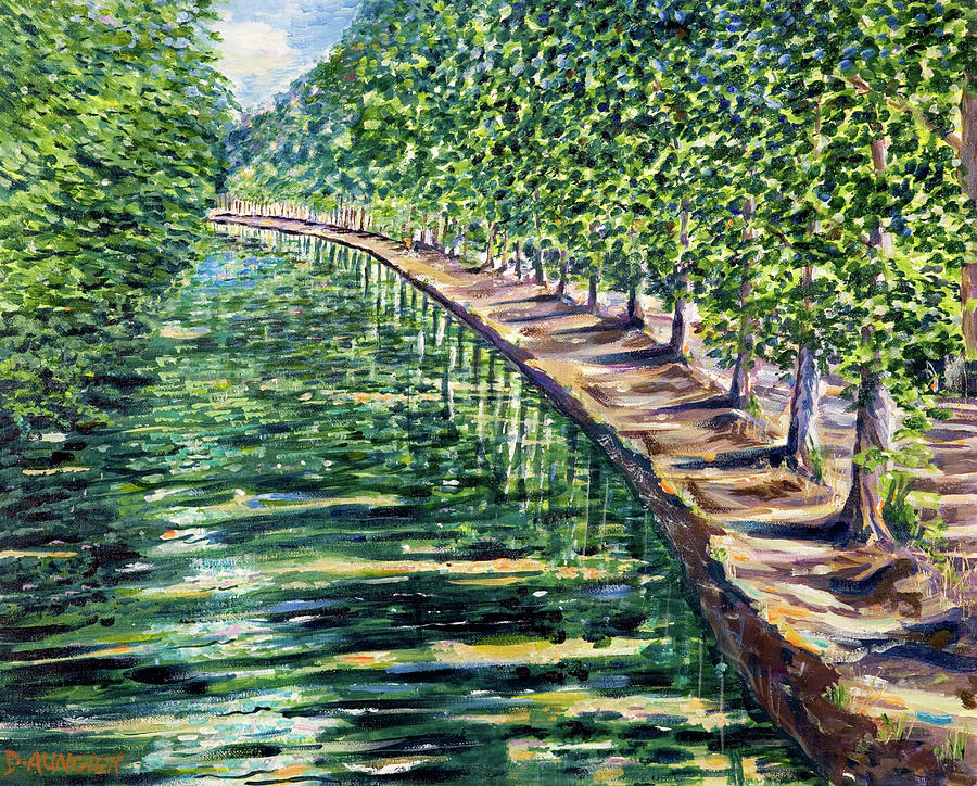 Canal Du Midi Painting by Seeables Visual Arts