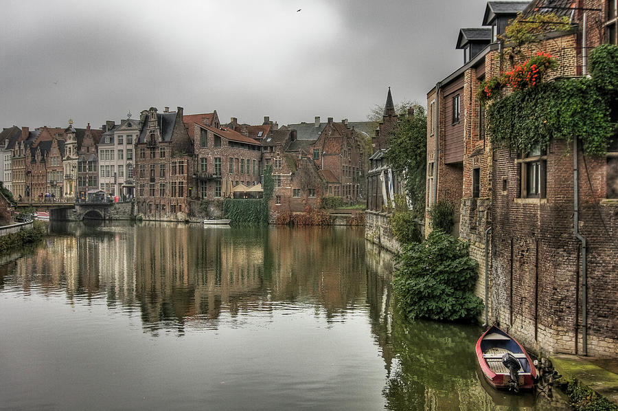 Canal Ghent Photograph by All Rights Reserved - Copyright Canal Ghent Photograph by All Rights Reserved - Copyright