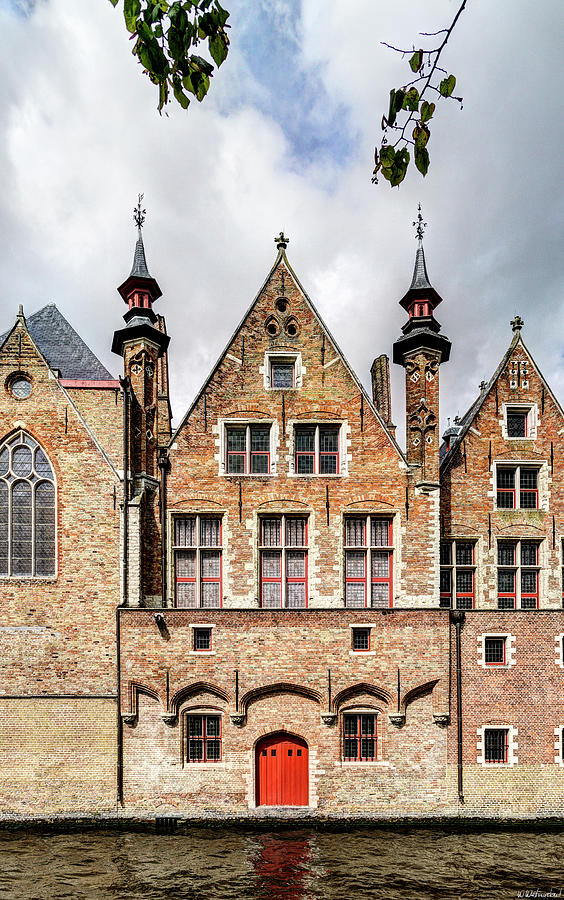 Canal House in Bruges 3 Photograph by Weston Westmoreland