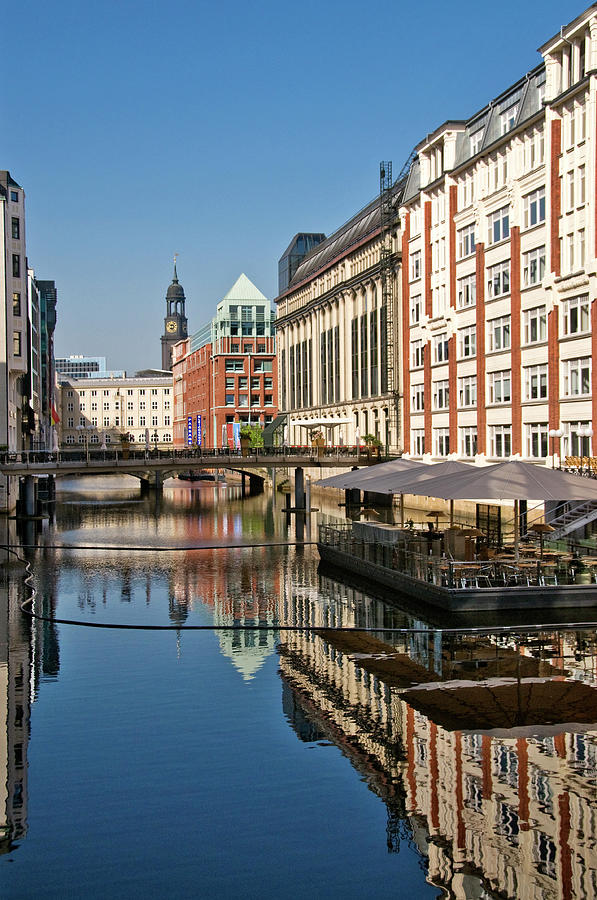 Canal-side Houses And Bridges In Photograph by Izzet Keribar