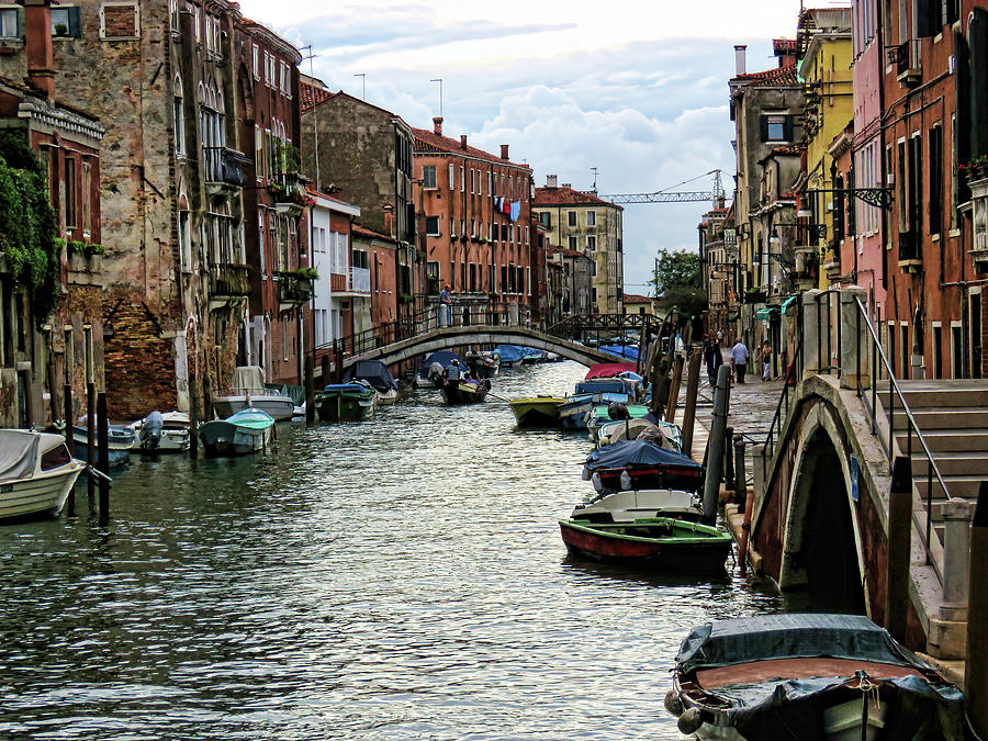 Canal Venice Italy 2 Photograph by Helaine Cummins