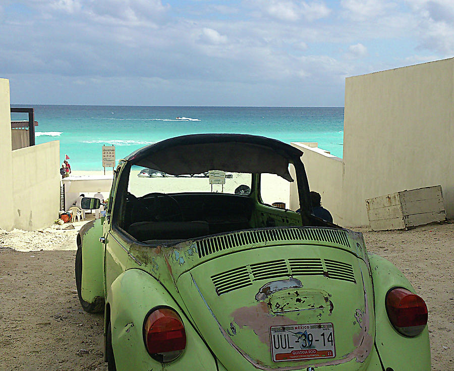 The Accidental Sports Car in Cancun Photograph by Alexandra Vusir