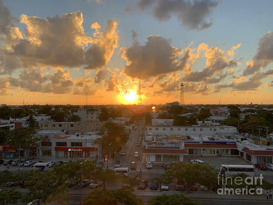 Cancun Sunset 1 Photograph by Andrew Dinh
