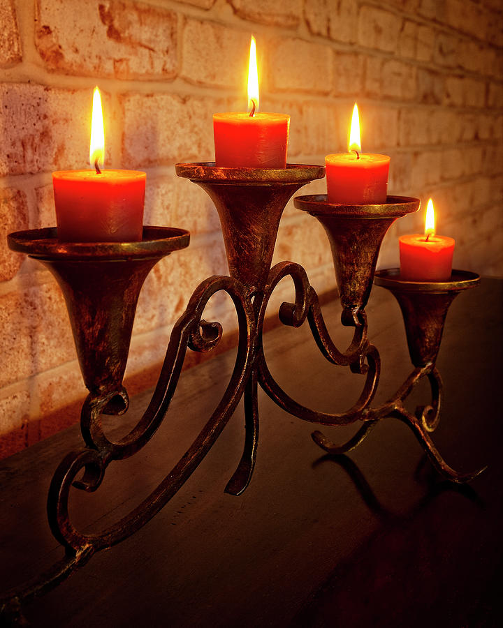 Candelabra Photograph by Catherine Reading