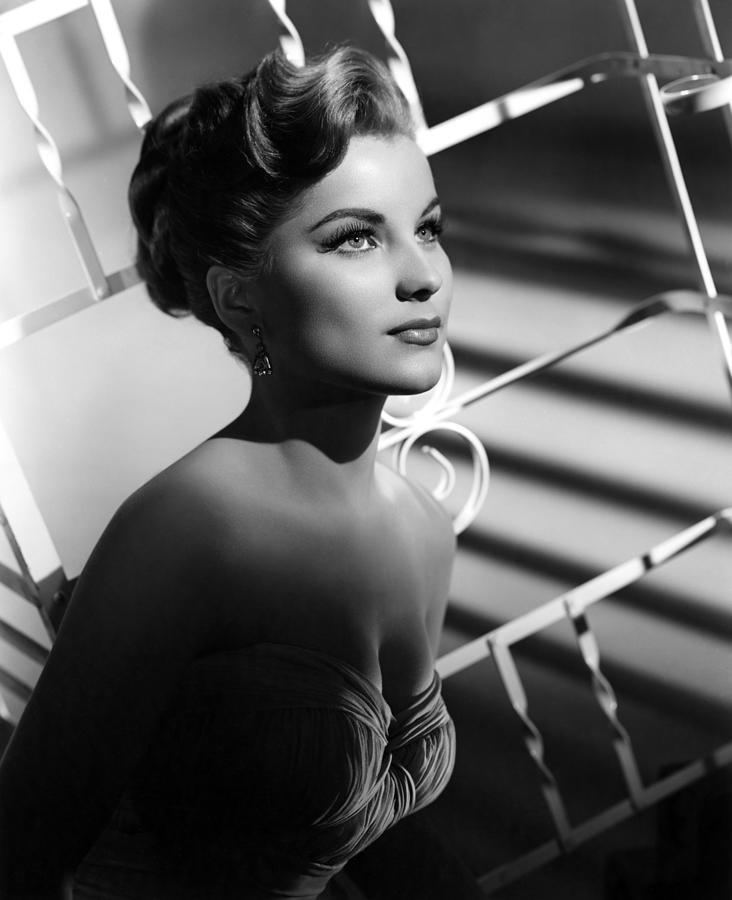 Debra Paget Photograph - Candid Portrait Of Debra Paget Looking Away by Globe Photos