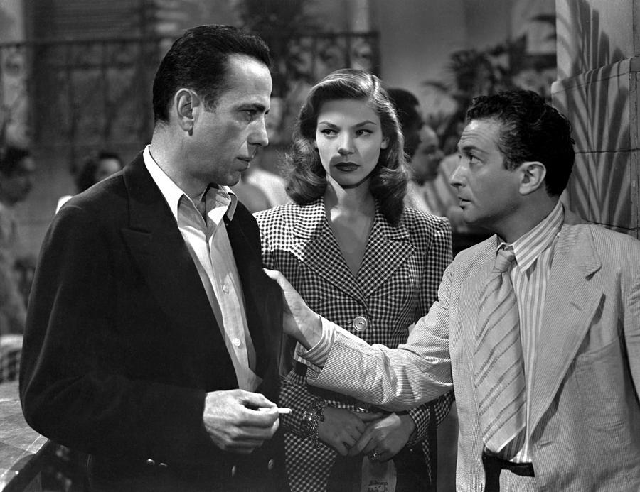 Candid portrait of lauren bacall in to have and have not film scene