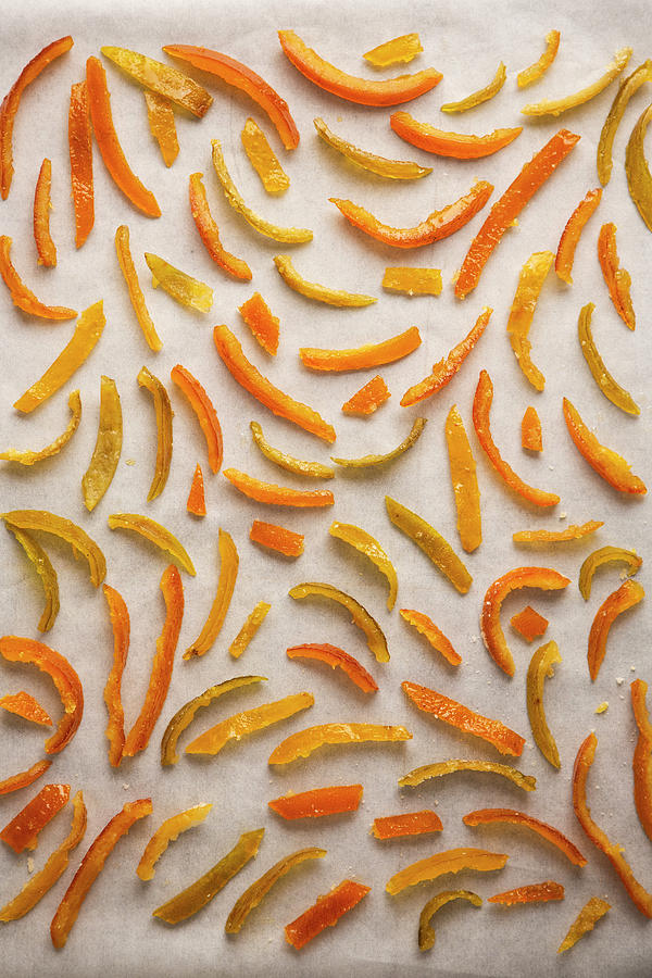 Candied Citrus Fruits limes, Lemons, Oranges Photograph by Sandra Krimshandl-tauscher