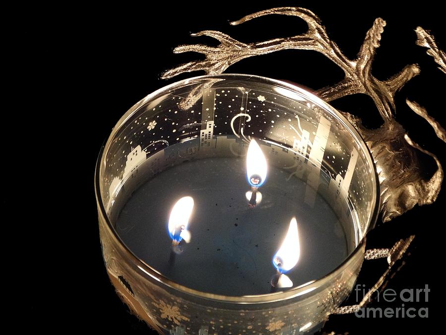 Candle Reflections Photograph by Joseph Baril