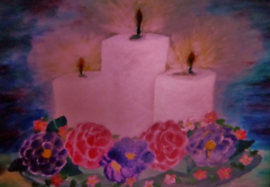 Candlelight Centerpiece Painting