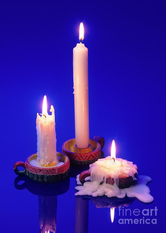 Candles Photograph by Martyn F. Chillmaid/science Photo Library
