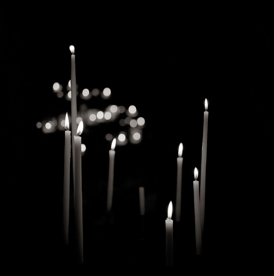 Candles Photograph by Mat Denney