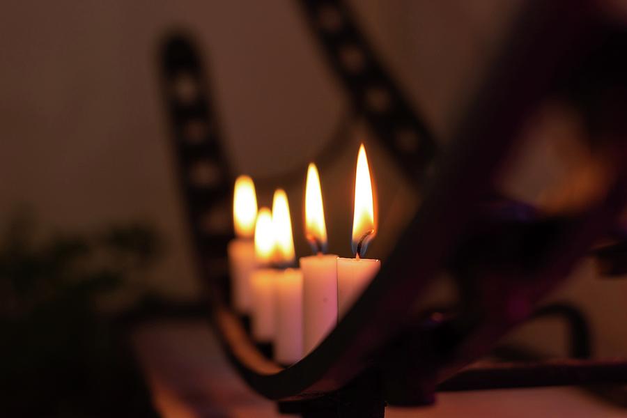 Candle Photograph - Candlestick  by Roland Spilak