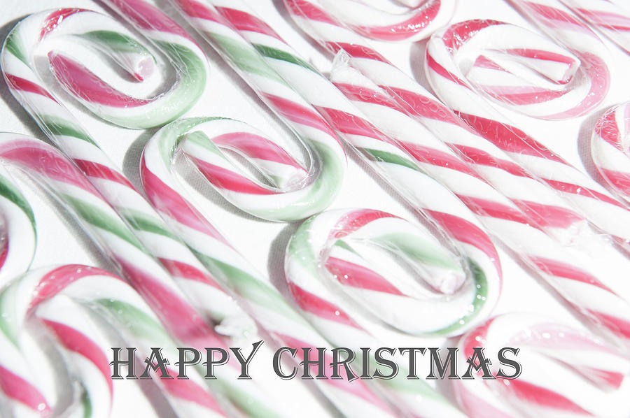 Candy Cane Swirls - Happy Christmas Photograph by Helen Jackson