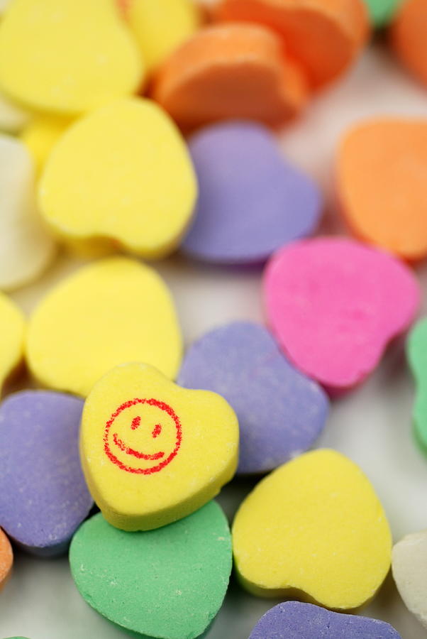 Candy Hearts Photograph by Jonathan D. Pobre