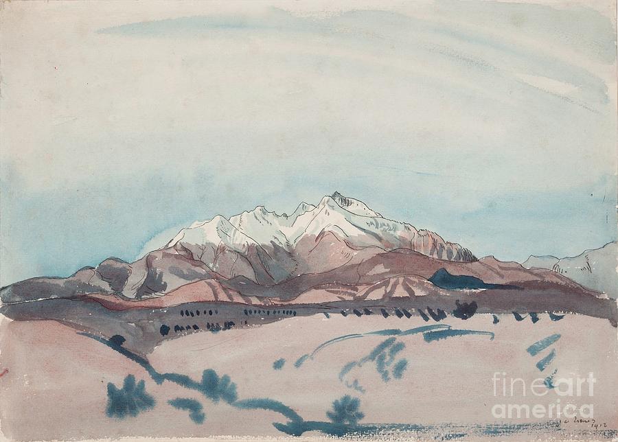 Canigou, 1912 Drawing by Heritage Images